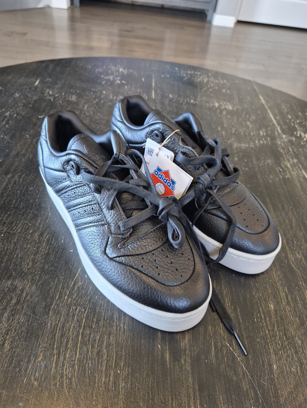 Adidas Rivalry Lux Low Premium Leather Basketball Shoes
